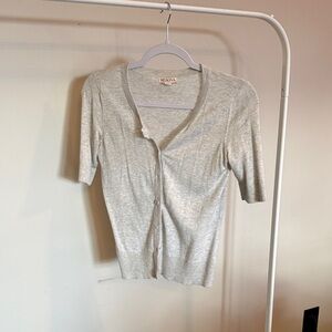 Merona Light Gray Knit Top